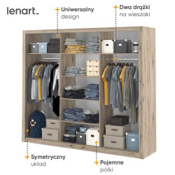 Szafa Idea ID-01 Lenart Meble Kolekcja Idea San Remo