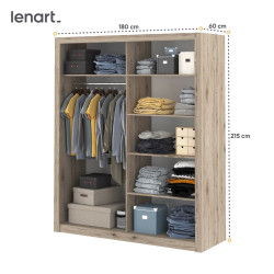 Szafa Idea ID-03 Lenart Meble Kolekcja Idea San Remo