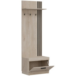 Wieszak na ubrania Prawostronny MATI MI15 Liveo Meble Dąb