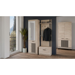 Wieszak na ubrania Prawostronny MATI MI15 Liveo Meble Dąb