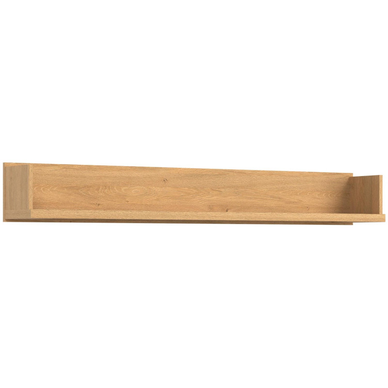 Półka wisząca ATE AT10 Liveo Meble Dąb Kamienny/Czarny