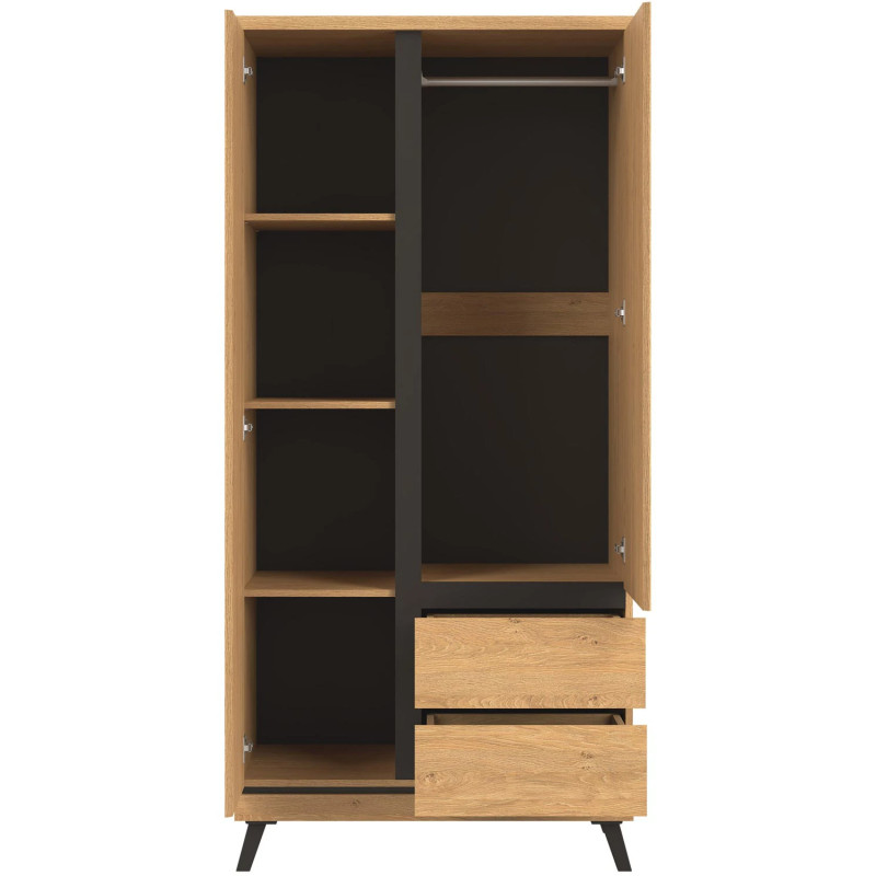 Półki do szafy (3szt) ATE AT12 Liveo Meble Dąb Kamienny