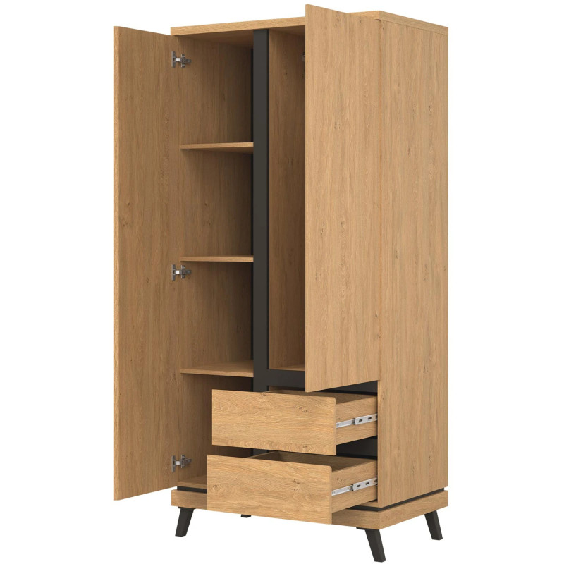 Półki do szafy (3szt) ATE AT12 Liveo Meble Dąb Kamienny