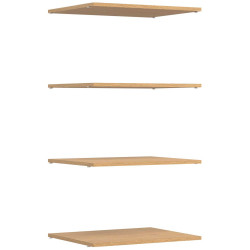 Półki do szafy (4szt) ATE AT14 Liveo Meble Dąb Kamienny