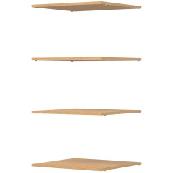 Półki do szafy (4szt) ATE AT14 Liveo Meble Dąb Kamienny