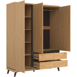 Półki do szafy (4szt) ATE AT14 Liveo Meble Dąb Kamienny