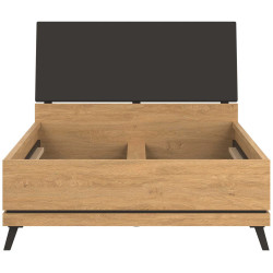 Łóżko 120x200 bez pojemnika na pościel ATE AT15/120 Liveo Meble Łóżko 120x200 bez pojemnika na pościel ATE AT15/120 Liveo Meble