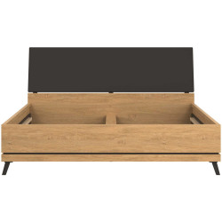 Łóżko 180x200 bez pojemnika na pościel ATE AT15/180 Liveo Meble Łóżko 180x200 bez pojemnika na pościel ATE AT15/180 Liveo Meble