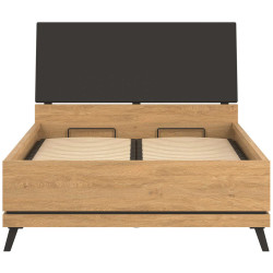 Łóżko 120x200 z pojemnikiem na pościel ATE AT15/120 Liveo Meble Łóżko 120x200 z pojemnikiem na pościel ATE AT15/120 Liveo Meble