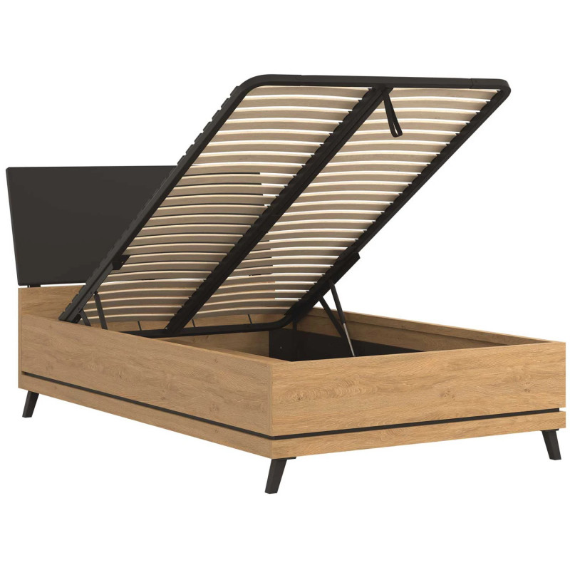 Łóżko 120x200 z pojemnikiem na pościel ATE AT15/120 Liveo Meble Łóżko 120x200 z pojemnikiem na pościel ATE AT15/120 Liveo Meble