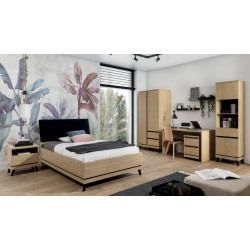 Łóżko 120x200 bez pojemnika na pościel ATE AT15/120 Liveo Meble Łóżko 120x200 bez pojemnika na pościel ATE AT15/120 Liveo Meble