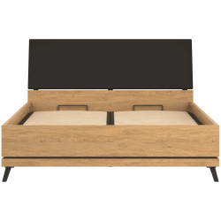 Łóżko 160x200 z pojemnikiem na pościel ATE AT15/160 Liveo Meble Łóżko 160x200 z pojemnikiem na pościel ATE AT15/160 Liveo Meble