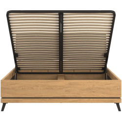 Łóżko 160x200 z pojemnikiem na pościel ATE AT15/160 Liveo Meble Łóżko 160x200 z pojemnikiem na pościel ATE AT15/160 Liveo Meble