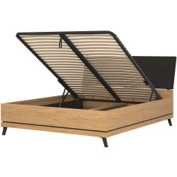 Łóżko 160x200 z pojemnikiem na pościel ATE AT15/160 Liveo Meble Łóżko 160x200 z pojemnikiem na pościel ATE AT15/160 Liveo Meble