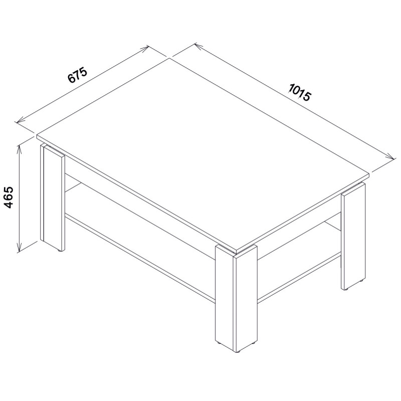 Ława REMI LA07 Liveo Meble 4 Kolory