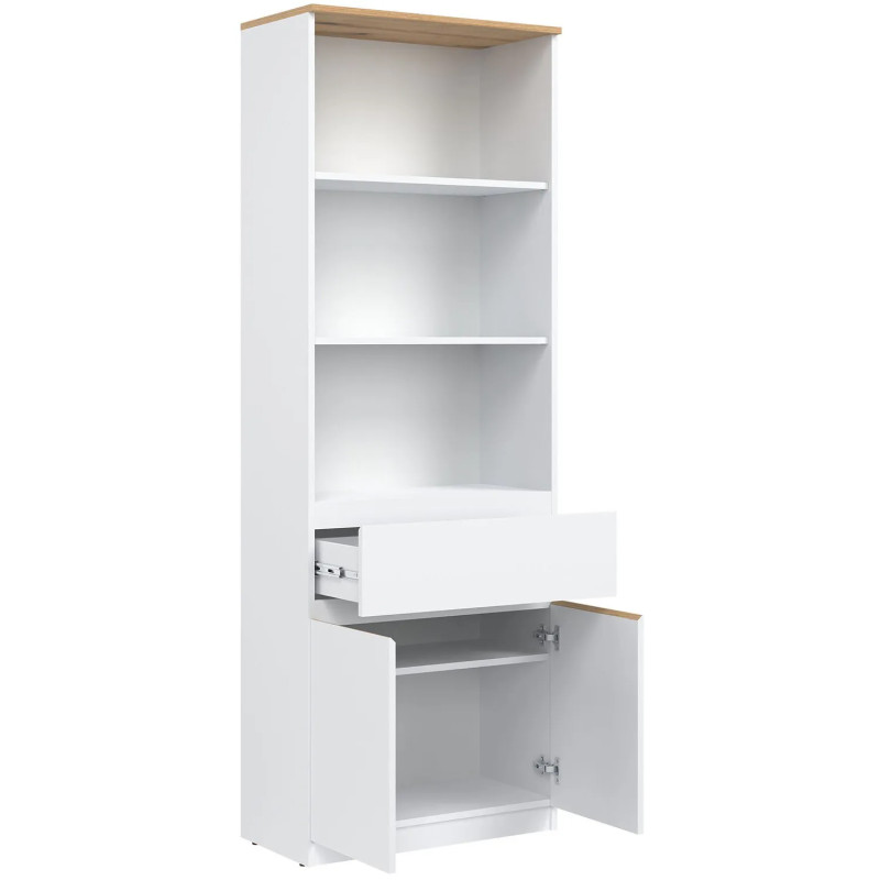 Szeroki regał REMI RM09 Liveo Meble Kolory do wyboru