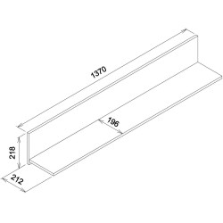 Półka wisząca 137cm REMI RM14 Liveo Meble Kolory do wyboru Półka wisząca 137cm REMI RM14 Liveo Meble Kolory do wyboru