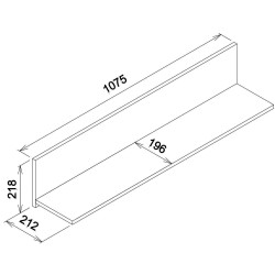Półka wisząca 107,5cm REMI RM13 Liveo Meble Kolory do wyboru Półka wisząca 107,5cm REMI RM13 Liveo Meble Kolory do wyboru