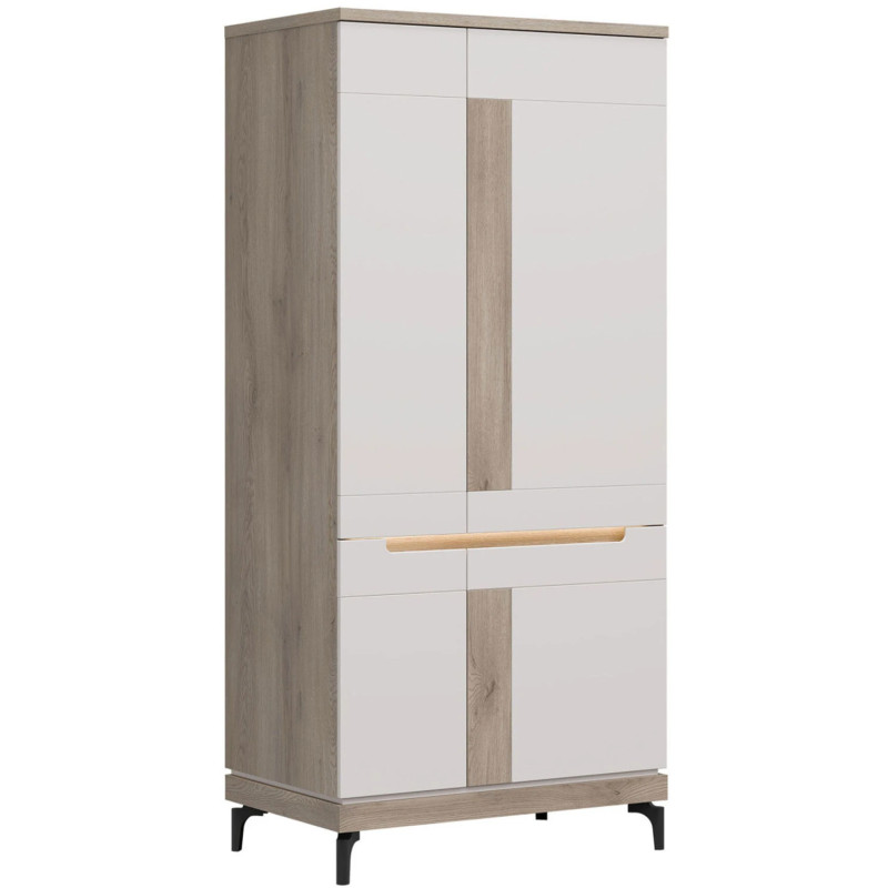 Duża Szafa Aston AN11 Liveo Meble Dąb Cremona/Kaszmir