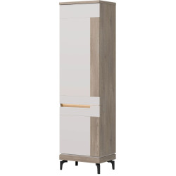 Wysoka Szafka Prawostronna Aston AN10 Liveo Meble Dąb