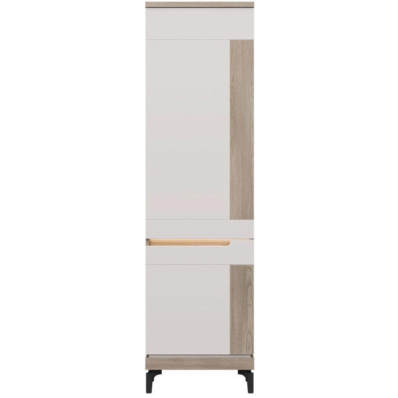 Wysoka Szafka Prawostronna Aston AN10 Liveo Meble Dąb