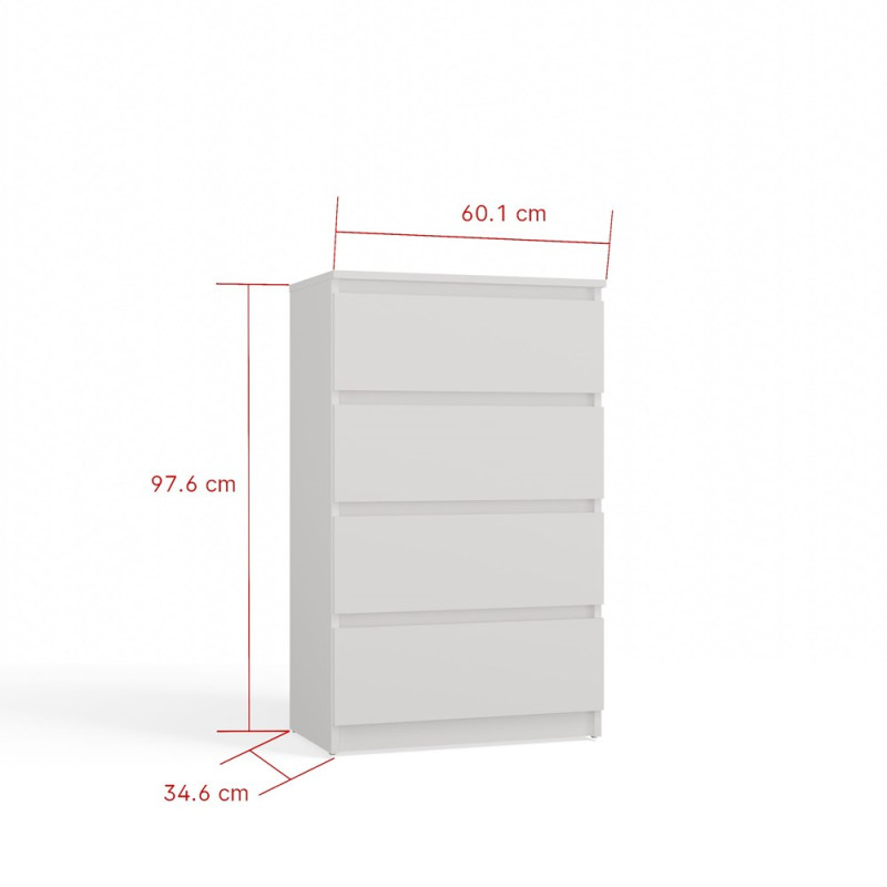 Komoda Malwa M4 60 Biały