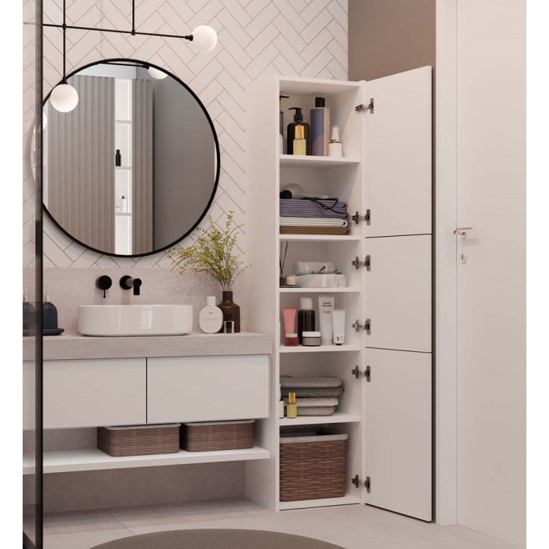 Słupek Łazienkowy Sara S43 Biały