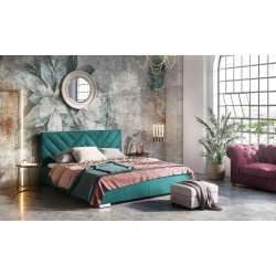 Łóżko tapicerowane Gudur 120x200 Meble Forte