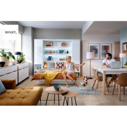 Półkotapczan Pionowy BED CONCEPT BC-13 180X200 Szary Lenart