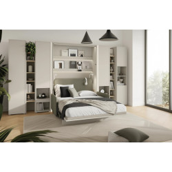 BED CONCEPT BC-31 - zagłówek tapicerowany 90 do BC-03 - zielony