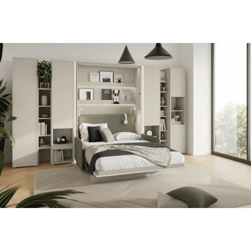 BED CONCEPT BC-31 - zagłówek tapicerowany 90 do BC-03 - zielony