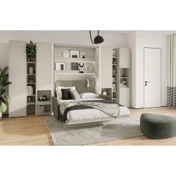 BED CONCEPT BC-32 - zagłówek tapicerowany 120 do BC-02 - zielony