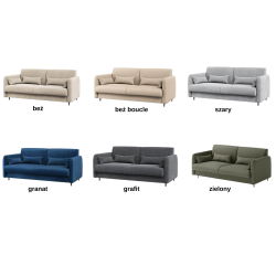 Półkotapczan BED CONCEPT BC-12 160X200 z dostawkami BC-07 i