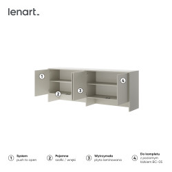 Nadstawka BED CONCEPT BC-10 do półkotapczanu poziomego 120x200