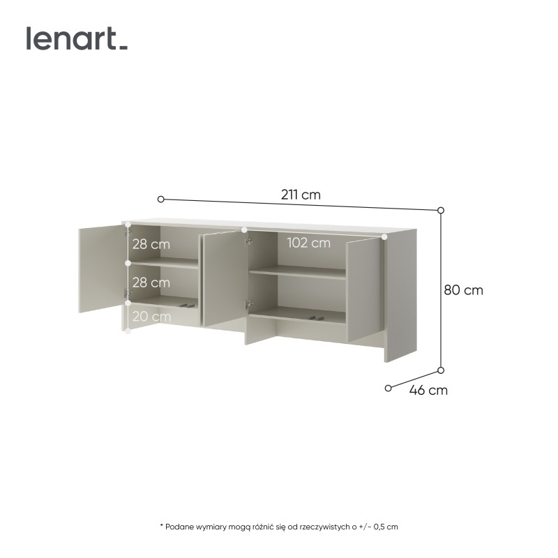 Nadstawka BED CONCEPT BC-10 do półkotapczanu poziomego 120x200