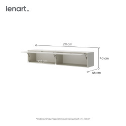 Nadstawka BED CONCEPT BC-15 do półkotapczanu poziomego 160x200