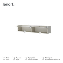 Nadstawka BED CONCEPT BC-15 do półkotapczanu poziomego 160x200