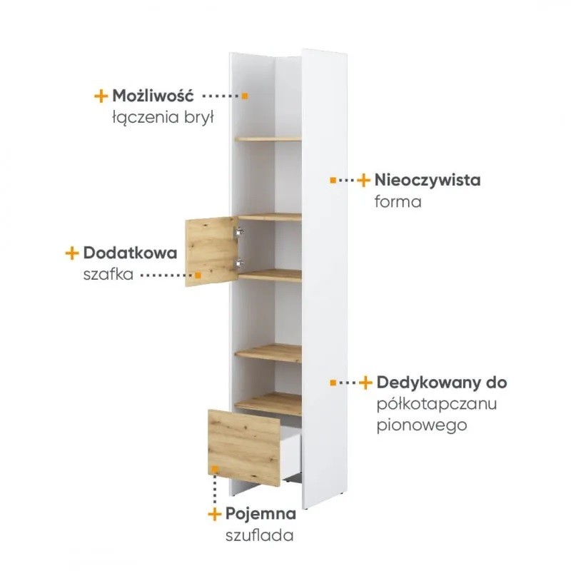 Regał BED CONCEPT BC-23 do półkotapczanu Lenart