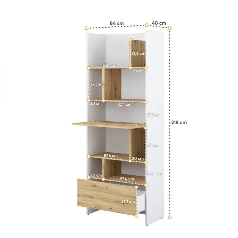 Regał BED CONCEPT BC-22 do półkotapczanu Lenart