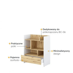 Regał BED CONCEPT BC-25 do półkotapczanu Lenart