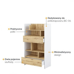 Regał BED CONCEPT BC-27 do półkotapczanu Lenart