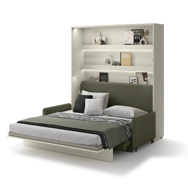 Sofa BC-35 do półkotapczanu BC-13 180X200 zielona Lenart