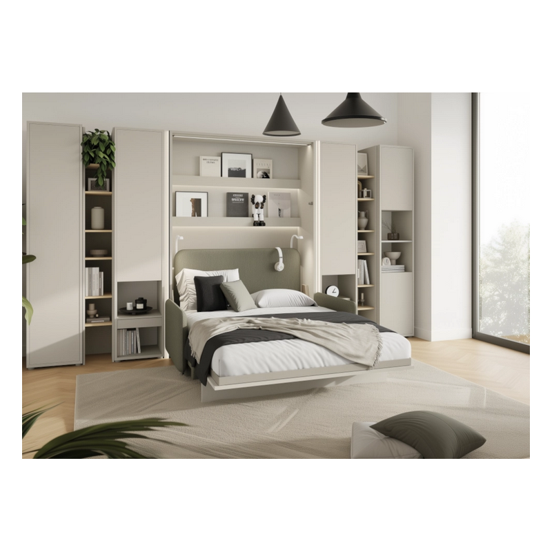 Sofa BC-35 do półkotapczanu BC-13 180X200 zielona Lenart