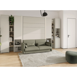 Sofa BC-35 do półkotapczanu BC-13 180X200 zielona Lenart