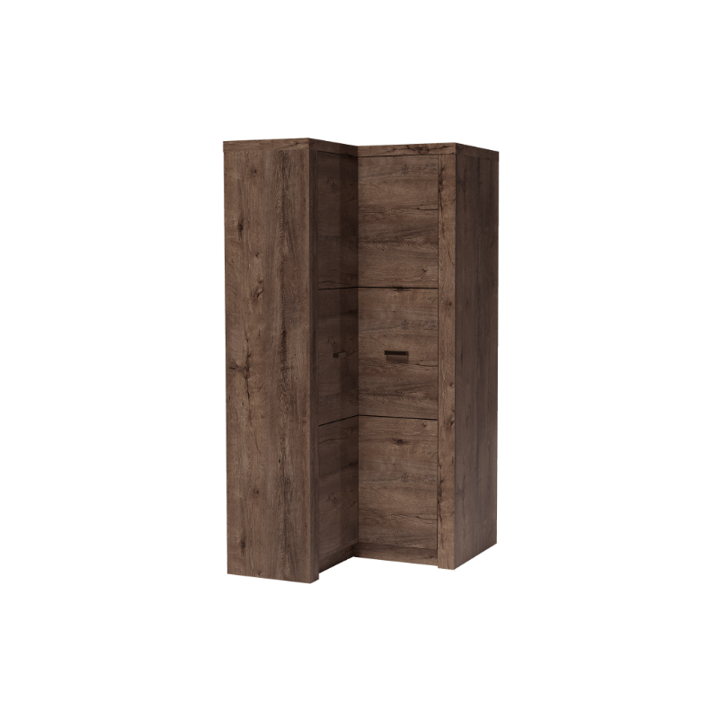 Szafa narożna 110cm Tadeusz T25 dąb lefkas/dąb stuletni Szafa narożna 110cm Tadeusz T25 dąb lefkas/dąb stuletni