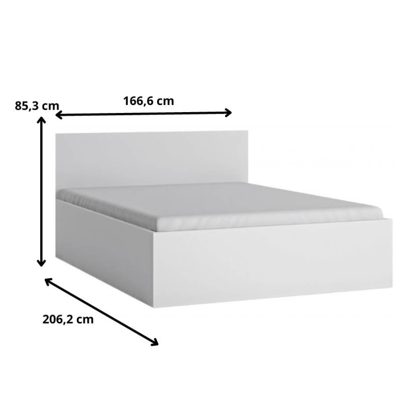 Łóżko Fribo FRIZ06 Meble Wójcik Kolekcja Fribo