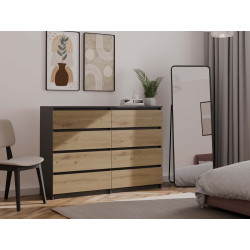 Komoda Malwa M8/140 Antracyt Artisan