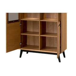 Witryna 2-drzwiowa z Oświetleniem Lazure Typ 10 Szynaka Meble