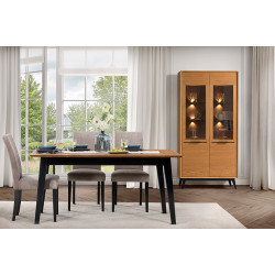 Niska Witryna 2-drzwiowa z Oświetleniem Lazure Typ 15 Szynaka Niska Witryna 2-drzwiowa z Oświetleniem Lazure Typ 15 Szynaka