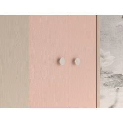 Szafa Mevel 01 Millenial Pink/Szary Pallad ML Meble Szafa Mevel 01 Millenial Pink/Szary Pallad ML Meble